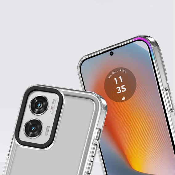 Case for Motorola Edge 50 Fusion 5G, Fusion Hybrid, transparent