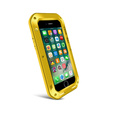 Love Mei Case for iPhone 8 Plus/7 Plus, armored with glass, yellow