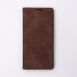 Case for Motorola Edge 40, ERBORD Vintage, wallet with flap, coffee