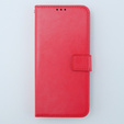 Flip case for Motorola Moto G54 5G, Crazy Horse Wallet, red