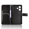 Flip case for Oppo A40 / Oppo A40m, Crazy Horse Wallet, black
