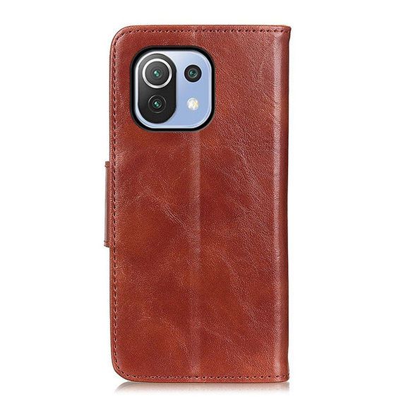 Flip case for Xiaomi Mi 11 Lite / Mi 11 Lite 5G / 11 Lite 5G NE, Wallet, brown