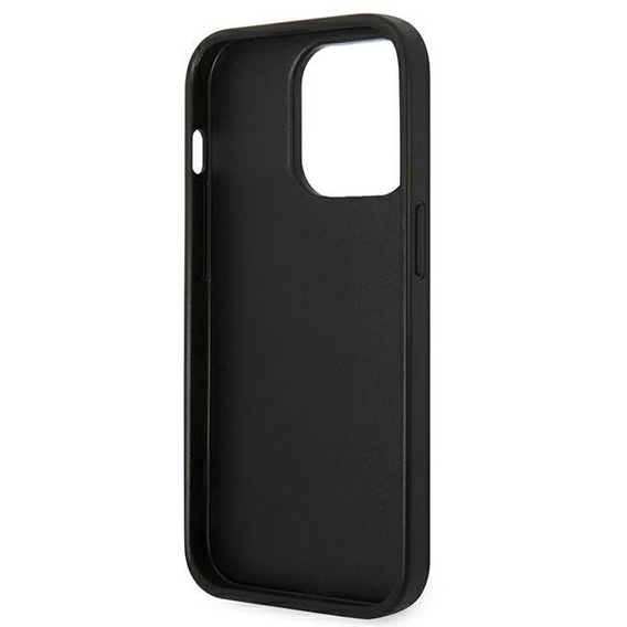 Karl Lagerfeld Case for iPhone 14 Pro, Saffiano Choupette Head Patch, silver
