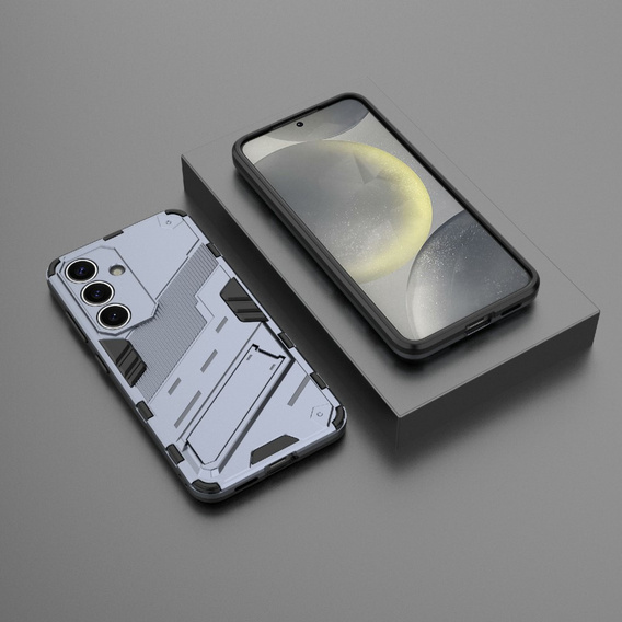 Case for Samsung Galaxy A36 5G, Military kickstand, dark blue