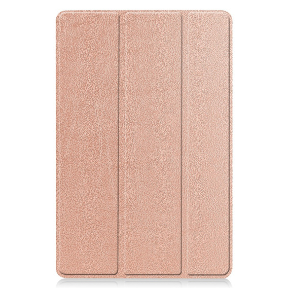 Case for Samsung Galaxy Tab S9 FE, Tri-fold, pink rose gold