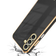 Case for Samsung Galaxy A54 5G, Glamour CamShield, black