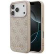 GUESS 4G Metal Gold Logo Case for iPhone 17 Pro