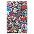 Case for Samsung Galaxy Tab S10 Lite / S10 FE / S9 FE, with flap, graffiti