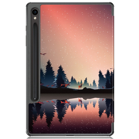 Case for Samsung Galaxy Tab S9, Smartcase Hybrid Pen Slot, night