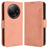 Flip case for Xiaomi Redmi A3, Card Slot, pink