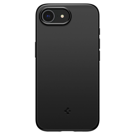 Spigen case for iPhone 16E, Thin Fit Mag, black + 9H tempered glass