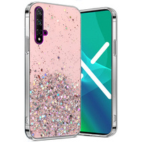 Case for Huawei Nova 5T/Honor 20, Glittery, pink