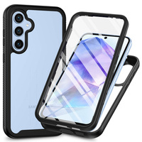 Case for Samsung Galaxy A55 5G, Shockproof, with film, black