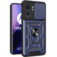 Case for Motorola Edge 40, CamShield Slide, dark blue