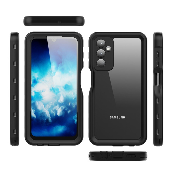 IP68 Waterproof Case for Samsung Galaxy A25 5G, Redpepper, black