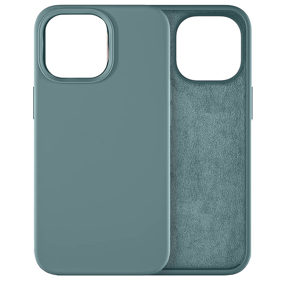 Case for iPhone 14 Pro Max, Silicone Lite, green