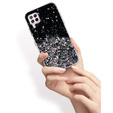 Case for Huawei P40 Lite, Glittery, black