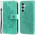 Flip case for Samsung Galaxy A54 5G, Mandala Flower, green