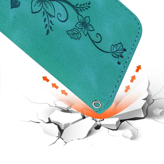 Flip case for Oppo A60, Lily Flower, green