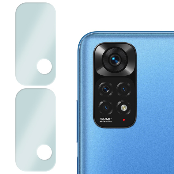 2x ERBORD tempered glass for camera to Xiaomi Redmi Note 11