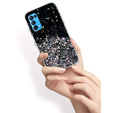 Case for OPPO Reno 5 5G, Glittery, black