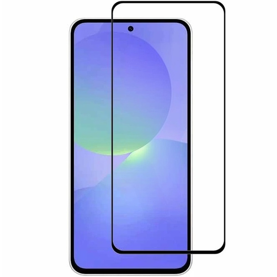 3D Tempered Glass for Samsung Galaxy A36, black frame