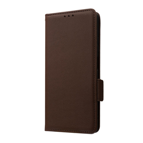 Flip case for Xiaomi Redmi Note 12 5G / POCO X5 5G, Wallet Litchi Magnet, brown