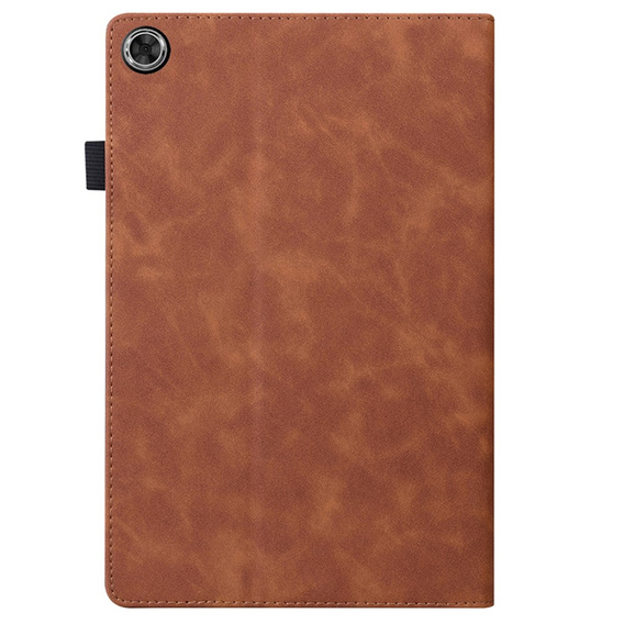 Case for Samsung Galaxy Tab A9+, Classic, with space for stylus, brown