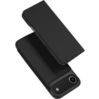 Dux Ducis case for iPhone Air, Skin Pro, with flap, with card slot, black