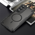 Armoured case for Samsung Galaxy S25 FE, for MagSafe, matt black
