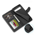 Flip case for Google Pixel 8A, LC.IMEEKE, black