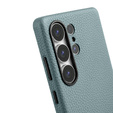 MELKCO case for Samsung Galaxy S25 Ultra, leather, blue