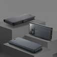 Glossy Litchi wallet case for iPhone 17 Pro Max