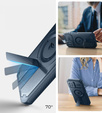 Armored case for iPhone 16, Dexnor CamProtect MagSafe, blue