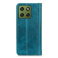 Split Leather Flip Case for Motorola Edge 70