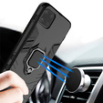 Case for Realme C11 2021, Kickstand Ring, black