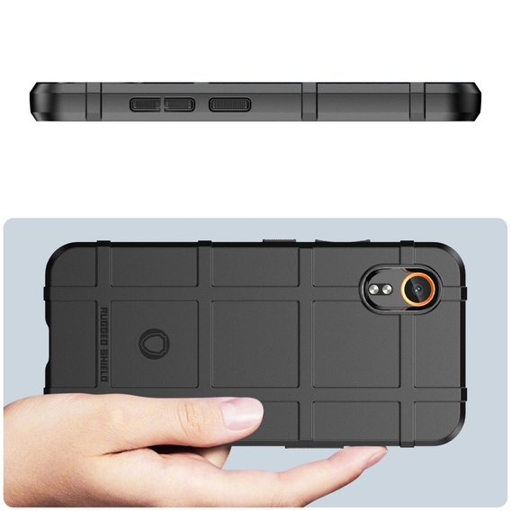 Case for Samsung Galaxy Xcover 7, Rugged Shield, black