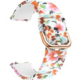 Silicone Strap for Samsung Galaxy Watch Active 20mm, Bird and Flower