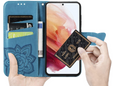 Flip case for Realme 12 Pro 5G / 12 Pro+ 5G, Butterfly, blue