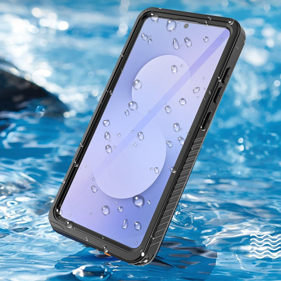 Samsung Galaxy S26 Ultra case, IP68 waterproof Redpepper, black