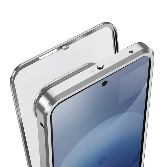 1 x Case for Nothing Phone 3A, Frame Case, silver