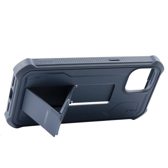 Armored case for iPhone 13 / 14, Dexnor Full Body, dark blue