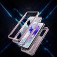Armored case for Samsung Galaxy A55, Dexnor Full Body (Two Frames), pink