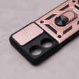 Case for Oppo A98 5G, CamShield Slide, pink rose gold