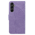 Flip case for Samsung Galaxy S23 FE, Butterfly, purple
