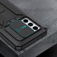 Case for Samsung Galaxy S21 Ultra, R-JUST CamShield Slide, armoured, black