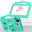 Children's case for T Tablet 5G, Cute Patterns, with stand, green