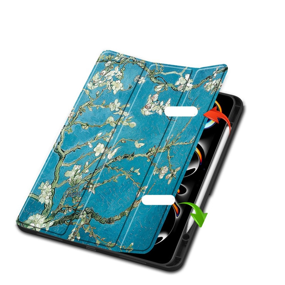 Case for iPad Pro 13" 2024 (7 gen.), Smartcase, sakura