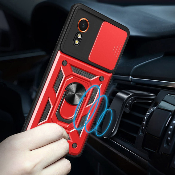 Case for Samsung Galaxy Xcover 7, CamShield Slide, red