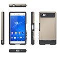Dual Shell Case for Sony Xperia Z5 Compact – Gold